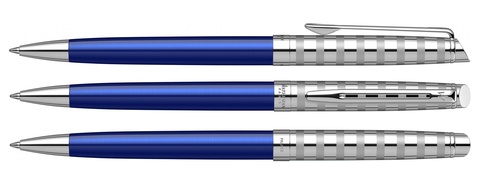 Ручка шариковая Waterman Hemisphere 2020 Deluxe Marine Blue CT (2117788)