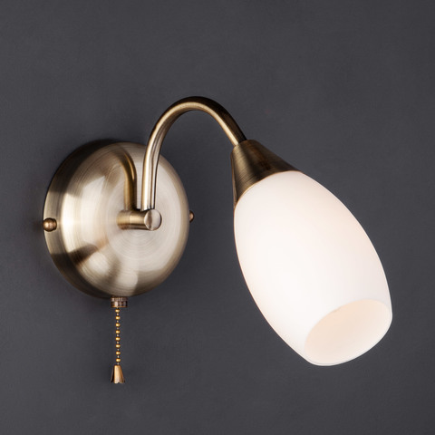 Настенный светильник 30280/1 античная бронза