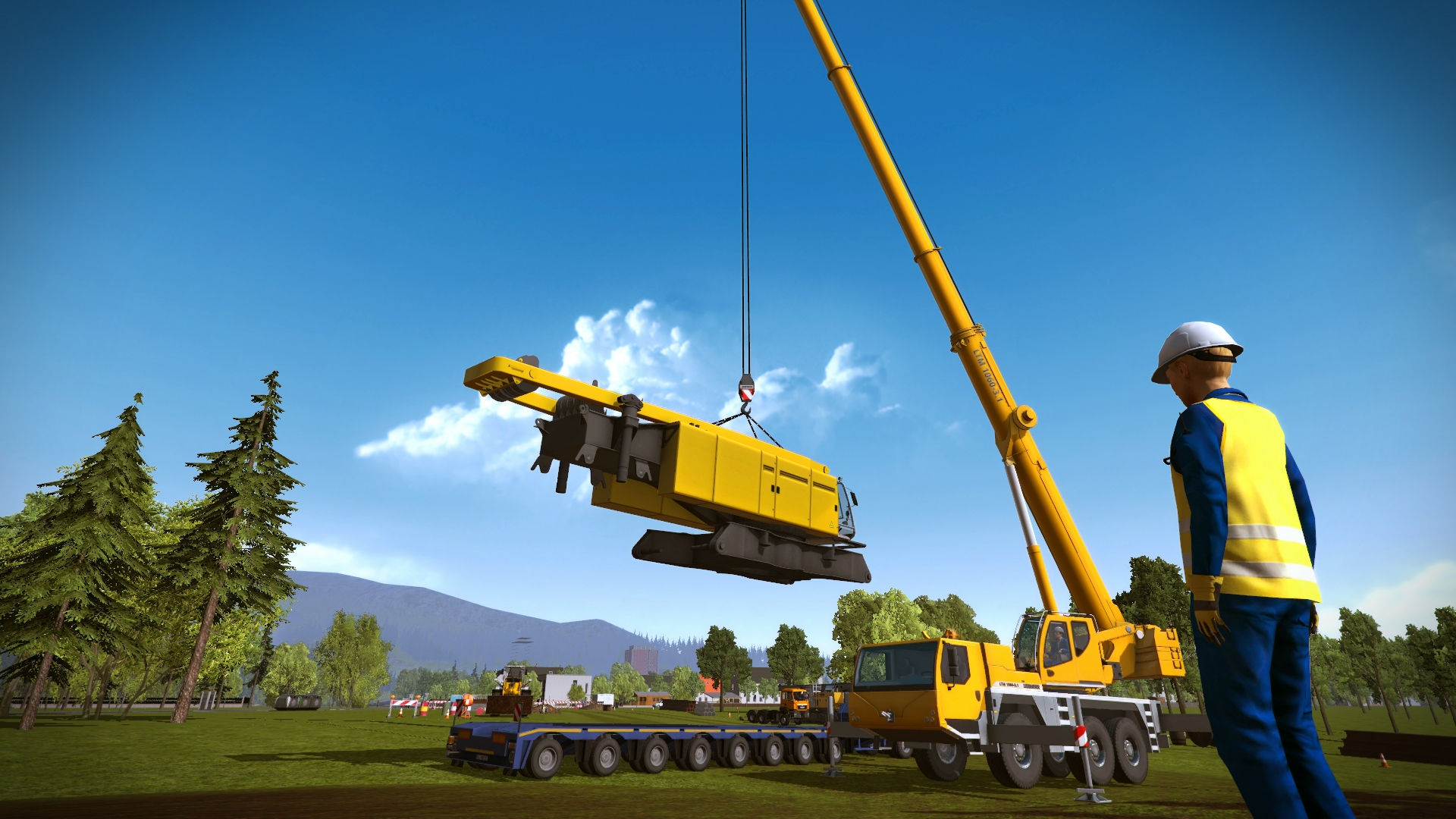 Строительный симулятор. Игра Construction Simulator 2015. Констракшн симулятор 2015 Голд эдитион. Construction Simulator 2015: Liebherr lb 28. Liebherr LTM 1300 симулятор.