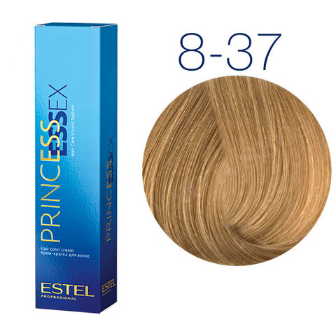 Estel Professional Princess Essex 8-37 (Светло-русый золотисто-коричневый) - Крем-краска для волос