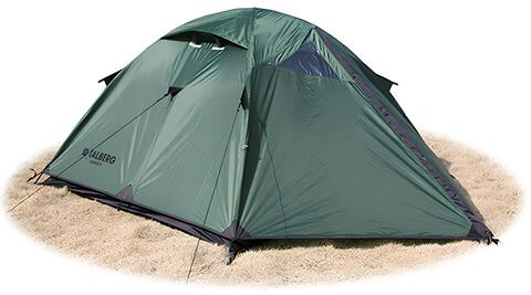 Картинка палатка туристическая Talberg Boyard 2 зеленый - 2