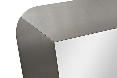 Зеркало 210х68х7.5см Garda Decor в никелевой раме