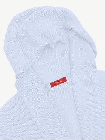 Кардиган с капюшоном из шелка