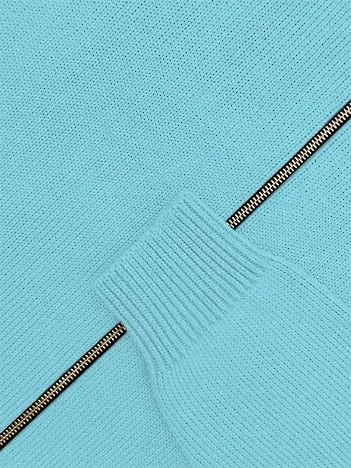 Толстовка на замке из шелка