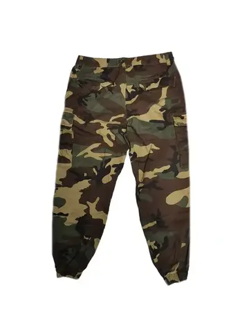 Брюки Admiited & Feeling на резинке (кмф зеленый)