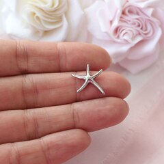 УЦЕНКА!!! Подвеска Морская звезда 15 мм, родий, У081