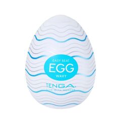 Мастурбатор-яйцо Tenga Egg Wavy с волнистым рельефом