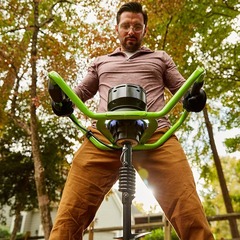 Землебур аккумуляторный Greenworks GC-AUGER 82V, без АКБ и ЗУ