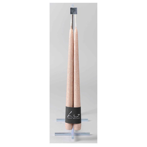 Набор свечей Luz your senses Рустик 30см 2 шт золото шампань