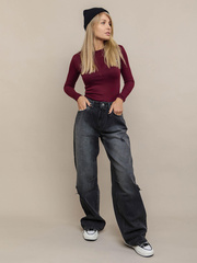 013_ДО24 Джинсы (брюки), графит