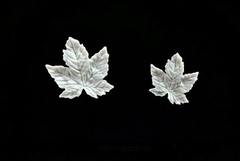 Силиконовый молд Два листочка клена