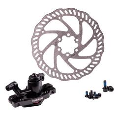 Комплект дискового тормоза RUSH (RADIUS) (машинка+диск 160 mm+болты) 140/160mm/3122613-21