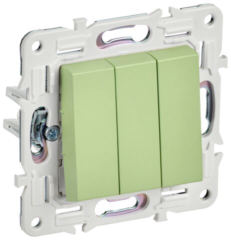 SKANDY Выключ. 3-кл. 10А SK-V11M мятн. IEK