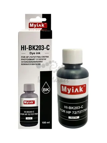 Чернила HI-BK203-C для HP 72 - C9370A (100 мл, photo black) Gloria™ MyInk