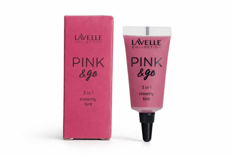 LavelleCollection Кремовый Тинт ,тон 05 для щек, губ и глаз PINK & GO 3 in1