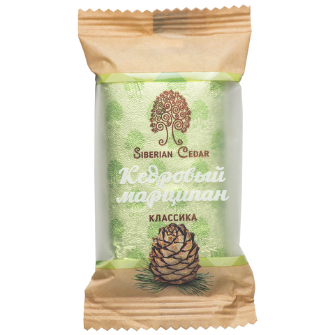 Конфеты Марципан кедровый батончик Сибирский Кедр 40 г
