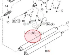 Ролик оригинал для Sharp NROLT1862FCZZ