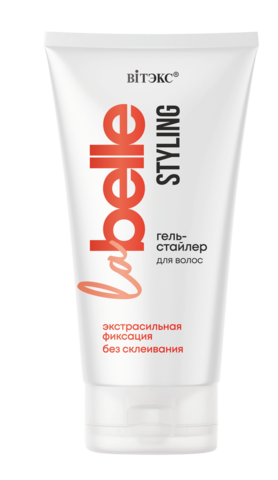 La Belle STYLING ГЕЛЬ-СТАЙЛЕР для волос ЭКСТРАСИЛЬНАЯ ФИКСАЦИЯ без склеивания, 150 мл.