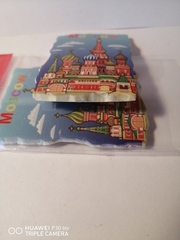 Магнит фреска полистоун с видами Москвы