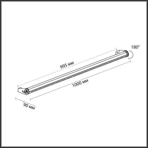 Уличный настенный светодиодный светильник Odeon Light GRAZE 7040/22WL