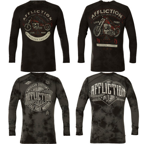 Affliction | Пуловер мужской двусторонний AC PETINA A21679 с четырех сторон