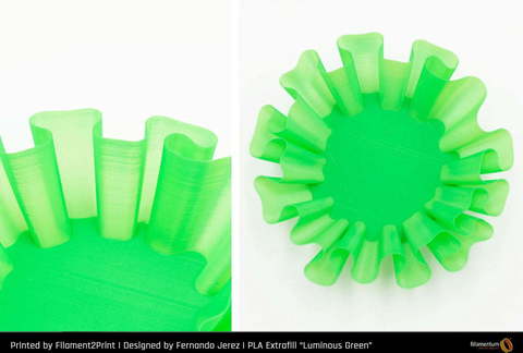 Пластик для 3D-принтера Fillamentum PLA Extrafill Luminous Green