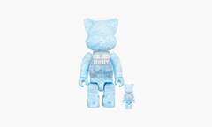 Bearbrick My First Nyabrick Baby "100% & 400%" Set Water Crest