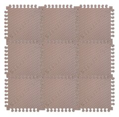 Покрытие напольное Этника-2 33х33х18/45шор (18 треугольников, 9 пазлов)