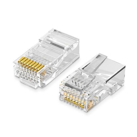 Коннектор UGREEN NW110 RJ45 Network Connector for UTP Cat 5, Cat 5e 50 шт