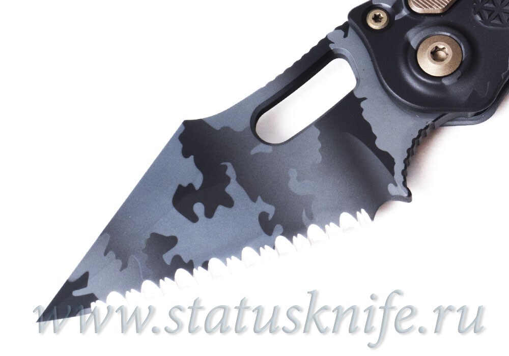 Нож Microtech Stitch Auto 169-3UCS Urban Camo Signature Serrated