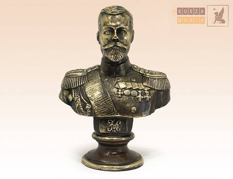 статуэтка бюст Николай II малый