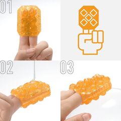Набор из 4 мастурбаторов-стимуляторов Tenga Uni Variety Pack - 