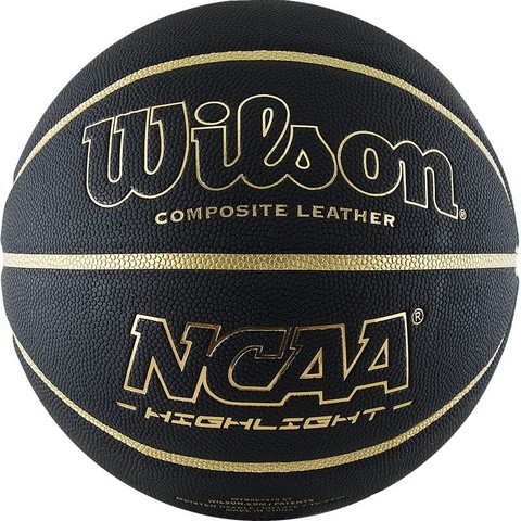 Мяч баскетбольный WILSON NCAA Highlight Gold, арт.WTB067519XB07, р.7