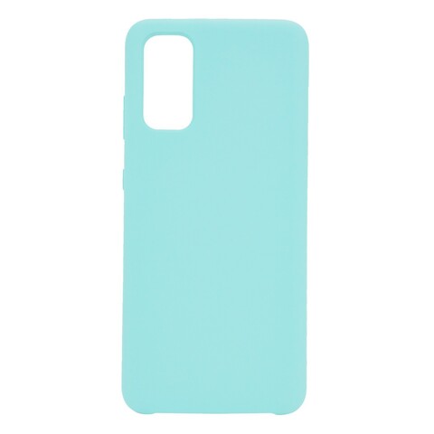 Силиконовый чехол Silicone Cover для Samsung Galaxy Note 20 (Голубой)