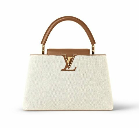 Сумка Louis Vuitton Capucines MM коричневый
