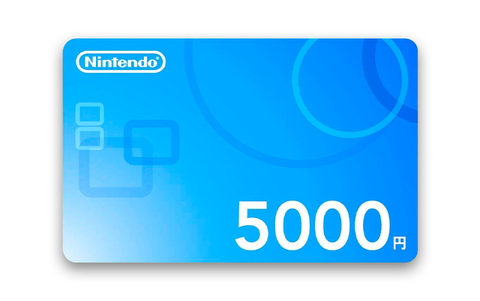 Карта оплаты Nintendo 5000 JPY Japan [Цифровая версия]