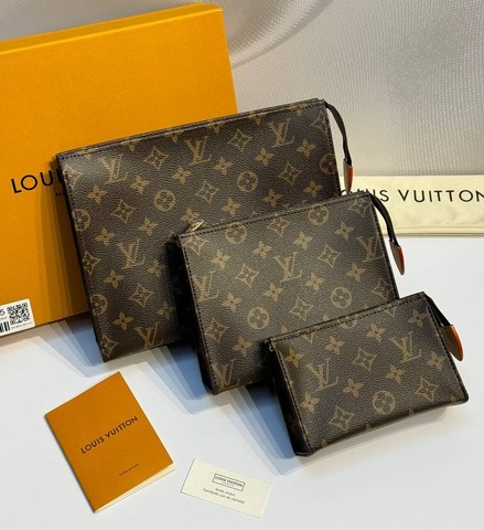 Несессер Louis Vuitton Trio, коричневый