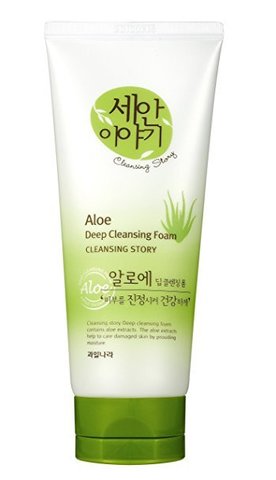 Welcos Cleansing Story Foam Cleansing (Aloe) Пенка для умывания с экстрактом алоэ