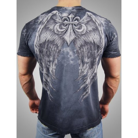 Affliction | Футболка мужская Relinquish Silver A1146 спина