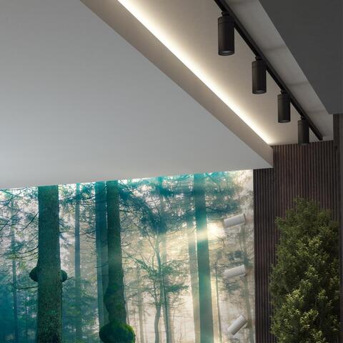 358595 PORT NT21 094 черный Трехфазный трековый светодиодный cветильник IP20 LED 4000K 30W 175-245V DEP