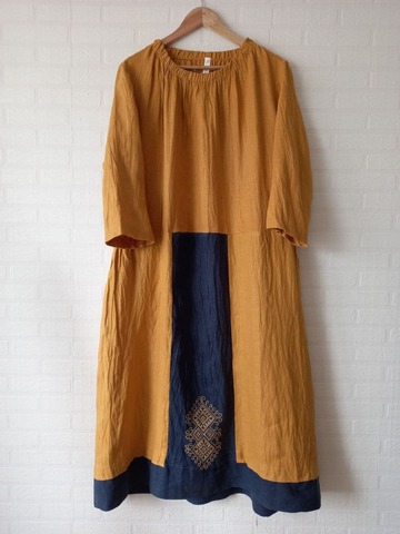 Арсения. Платье женское льняное с вышивкой в этностиле PL-42142