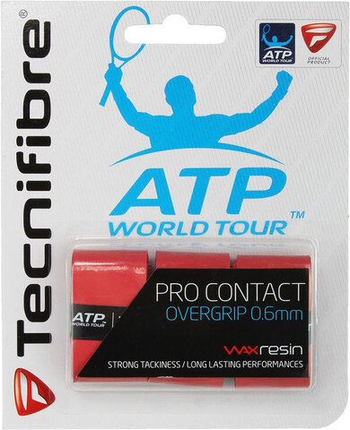 Намотки теннисные Tecnifibre Pro Contact 3P - red