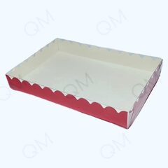 Коробка для печенья и пряников 220х150х30 мм (персиковый), 50шт