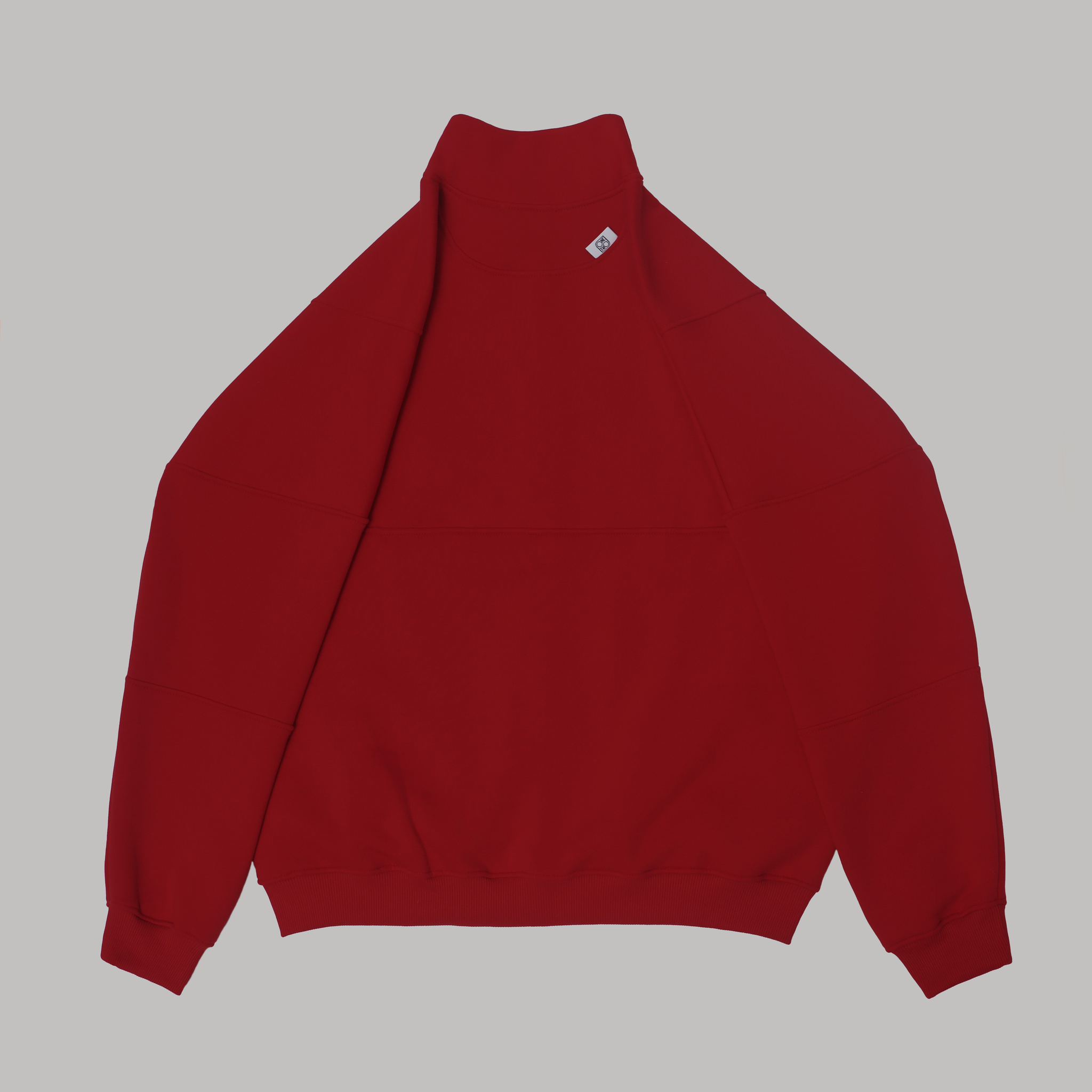 Zip-Up Sweatshirt Mars Red