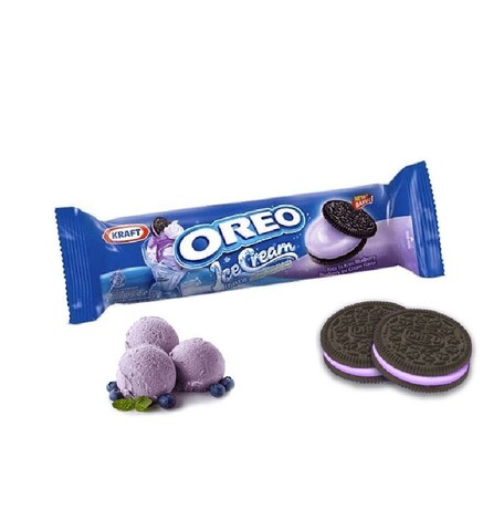 Печенье Oreo Ice Cream Blueberry, 137 гр