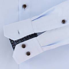 Сорочка мужская Venti Modern Fit 103522000-100 из структурной ткани голубая