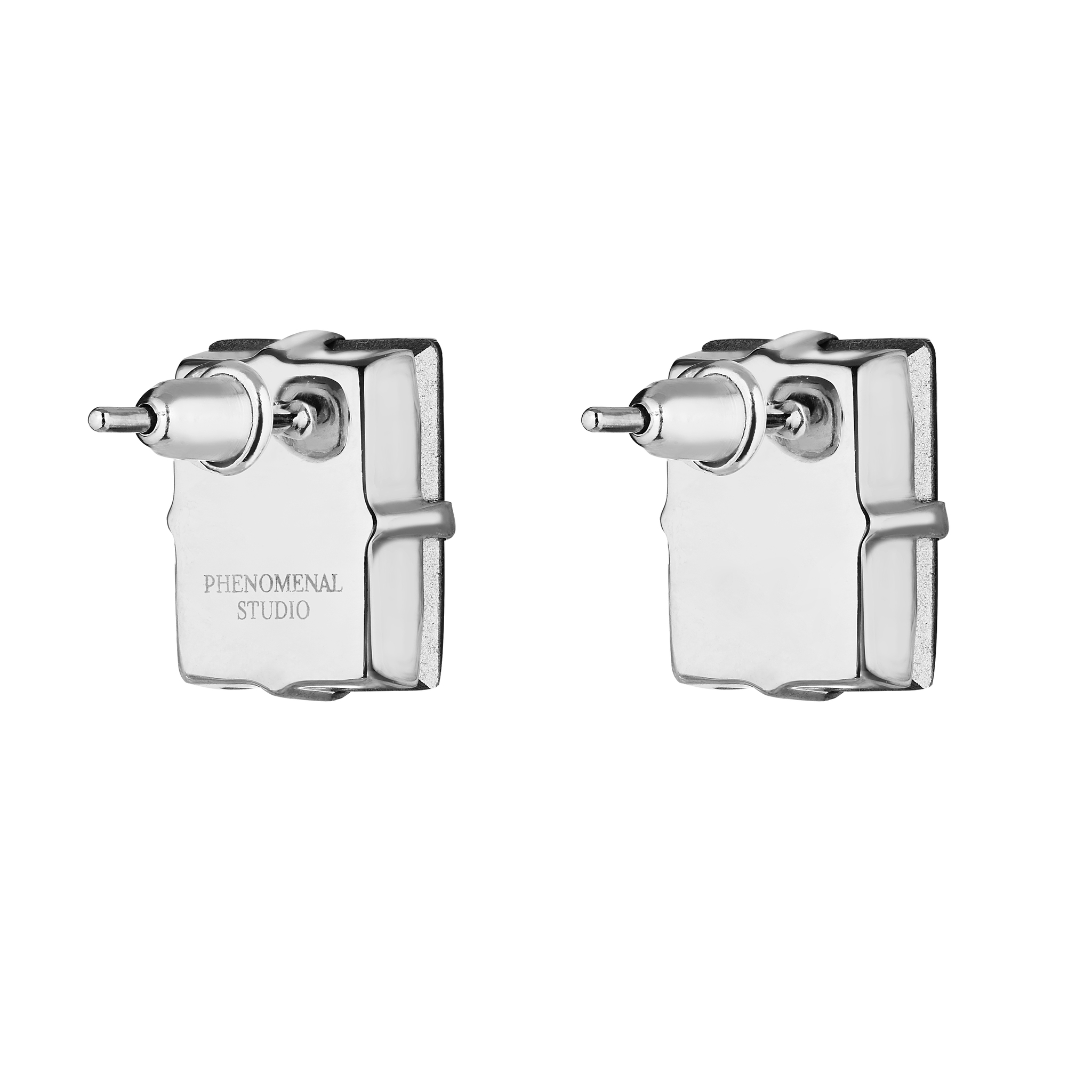 Серьги Step Cut Gold Earrings