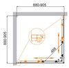 Cezares MOLVENO-A-2-100-C-GM-IV MOLVENO-A-2-100-C-GM-IV Душевой уголок