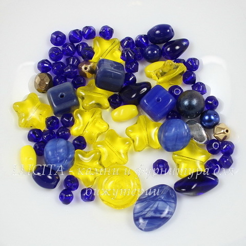 Бусины Preciosa микс  "STAR SKY"