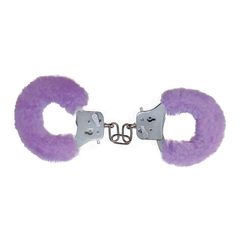 Меховые наручники FURRY FUN CUFFS PURPLE PLUSH - 